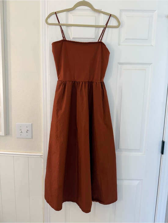GAP Dresses & Skirts - GAP Women’s  Rust Brown Spaghetti Strap Midi Dress
